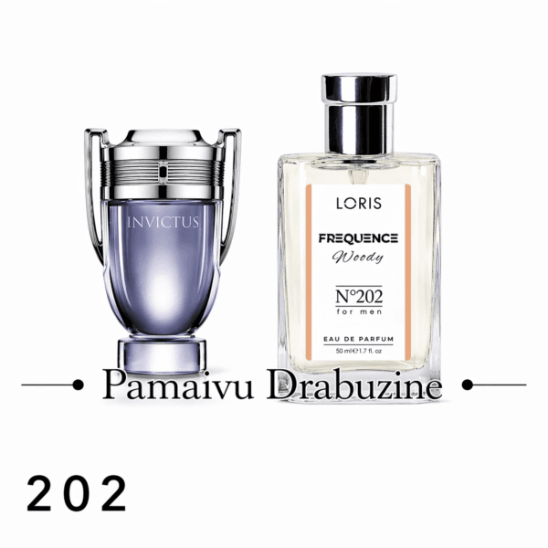 50ml  Loris 202 Įkvėpti : "PACO RABANNE - Invictus EDP "