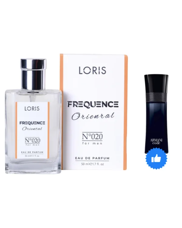 50ml  Loris 020 Įkvėpti :  „Armani Black Code“ EDP