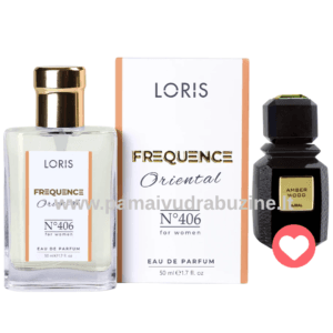 50ml Loris Frequence 406 Įkvėpti : "Ajmal Amber Wood " EDP